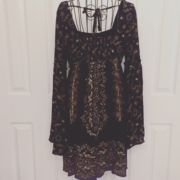 NWOT Free People Peasant Dress - Picture 4 of 6